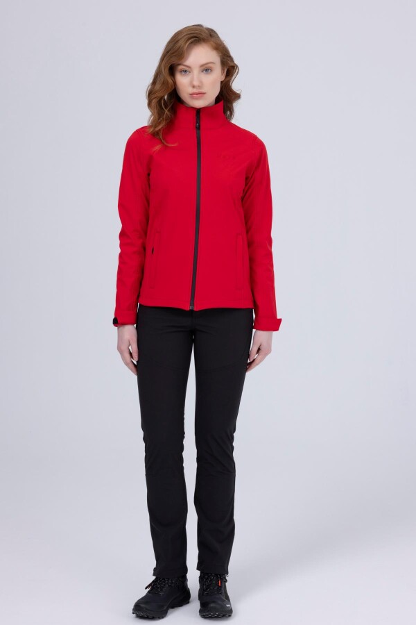 2AS Bianca İnce Softshell Kadın Ceket Kırmızı - 2AS