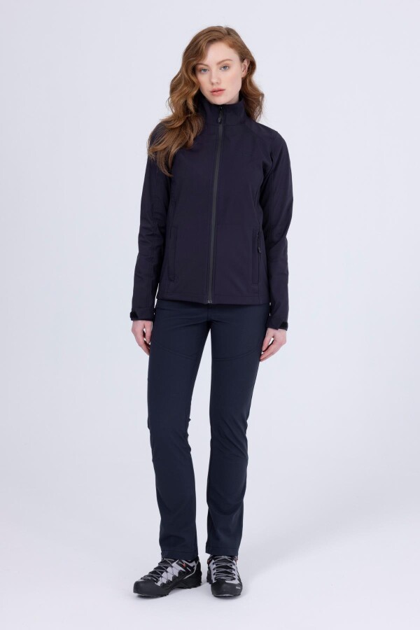 2AS Bianca İnce Softshell Kadın Ceket Antrasit - 2AS (1)