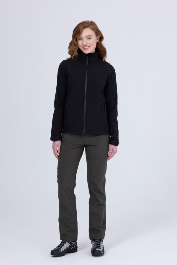 2AS Bianca İnce Softshell Kadın Ceket Siyah - 2AS