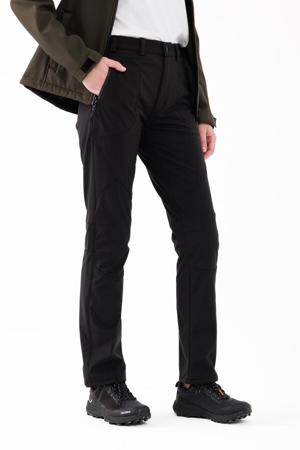 2AS Bosie İnce Softshell Kadın Pantolon Siyah - 2AS (1)