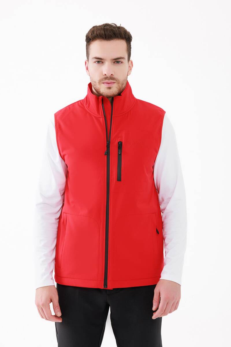 2AS Bowen İnce Softshell Unısex Yelek Kırmızı - 1