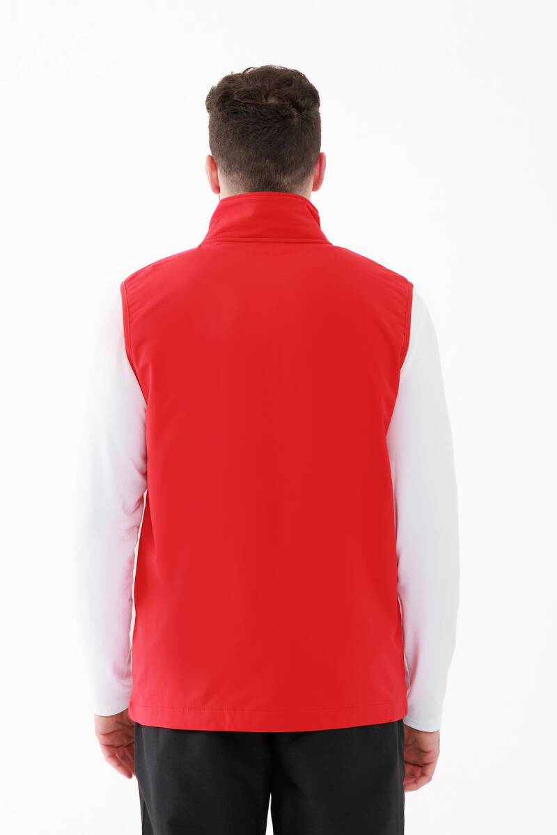 2AS Bowen İnce Softshell Unısex Yelek Kırmızı - 4