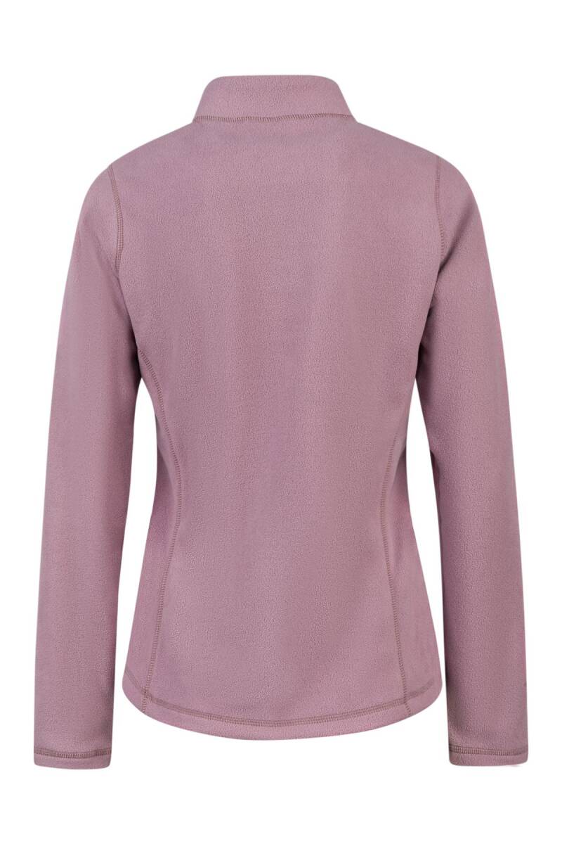 2AS Camila Kadın Yarım Fermuarlı İnce Polar Sweatshirt Lila - 5