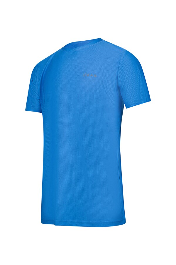 2AS Capri Sıfır Yaka T-Shirt Mavi - 2AS (1)