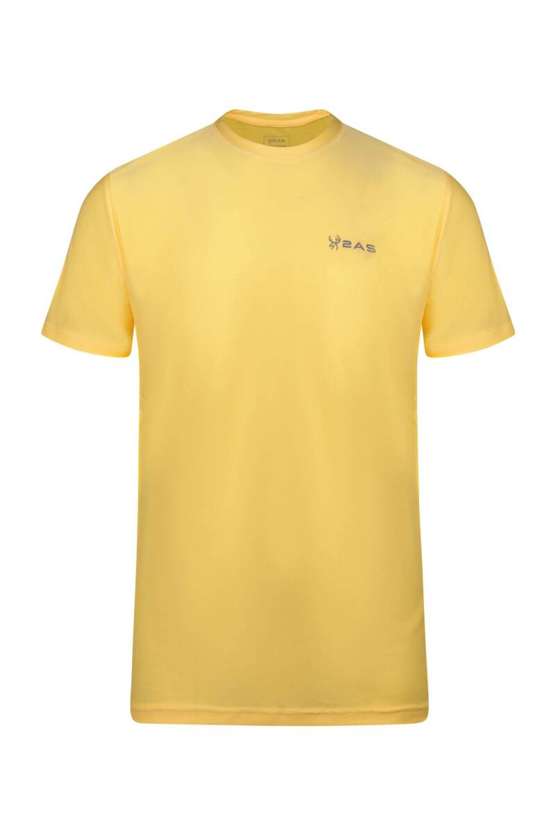 2AS Capri Sıfır Yaka T-Shirt Sarı - 1