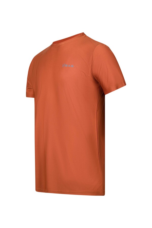 2AS Capri Sıfır Yaka T-Shirt Kahverengi - 2AS (1)