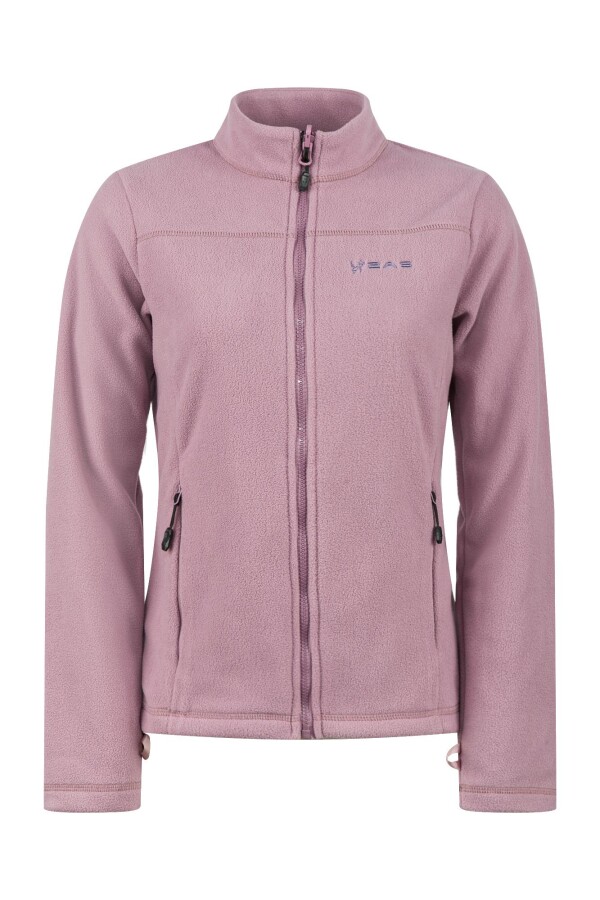 2AS Cara Kadın Tam Fermuarlı İnce Polar Sweatshirt - 2AS