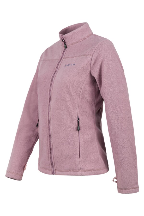 2AS Cara Kadın Tam Fermuarlı İnce Polar Sweatshirt - 2AS (1)