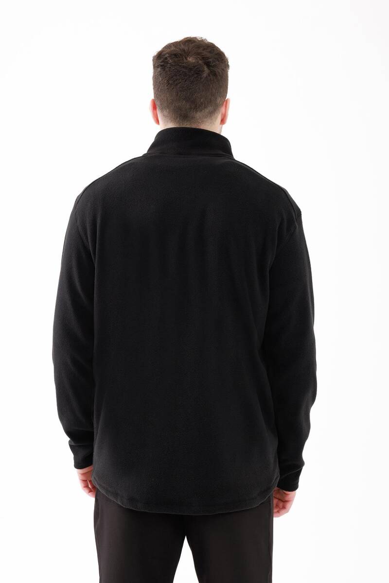 2AS Cedric Erkek Yarım Fermuarlı İnce Polar Sweatshirt - 4