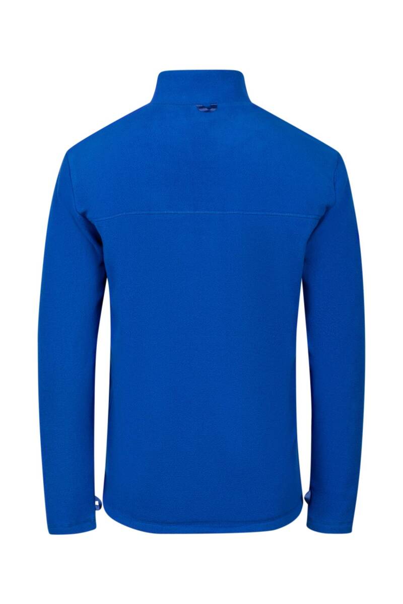 2as Chestert Erkek Tam Fermuarlı İnce Polar Sweatshırt Mavi - 5