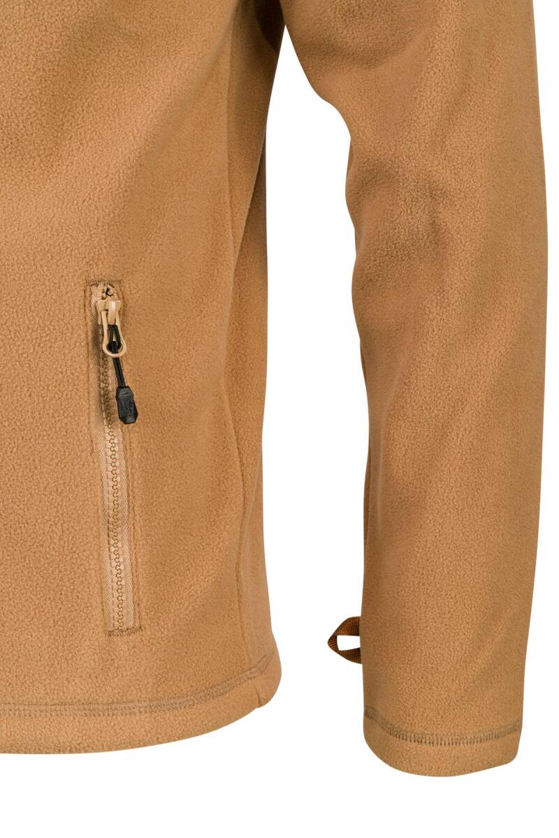 2as Chestert Erkek Tam Fermuarlı İnce Polar Sweatshırt Camel - 4