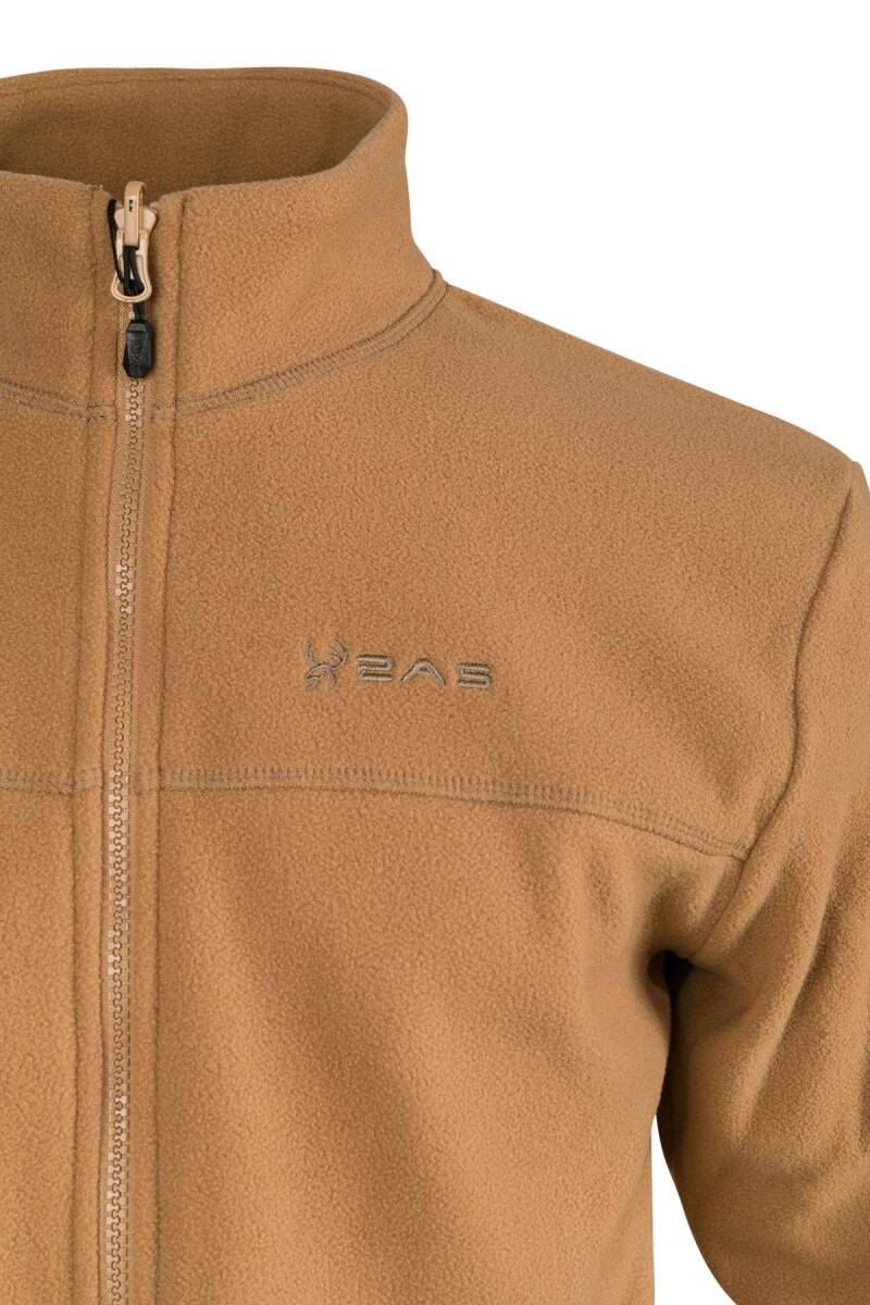 2as Chestert Erkek Tam Fermuarlı İnce Polar Sweatshırt Camel - 3