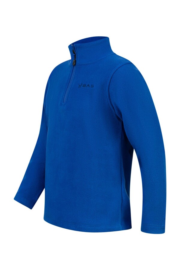2AS Clara Çocuk Yarım Fermuarlı İnce Polar Sweatshirt - 2AS (1)