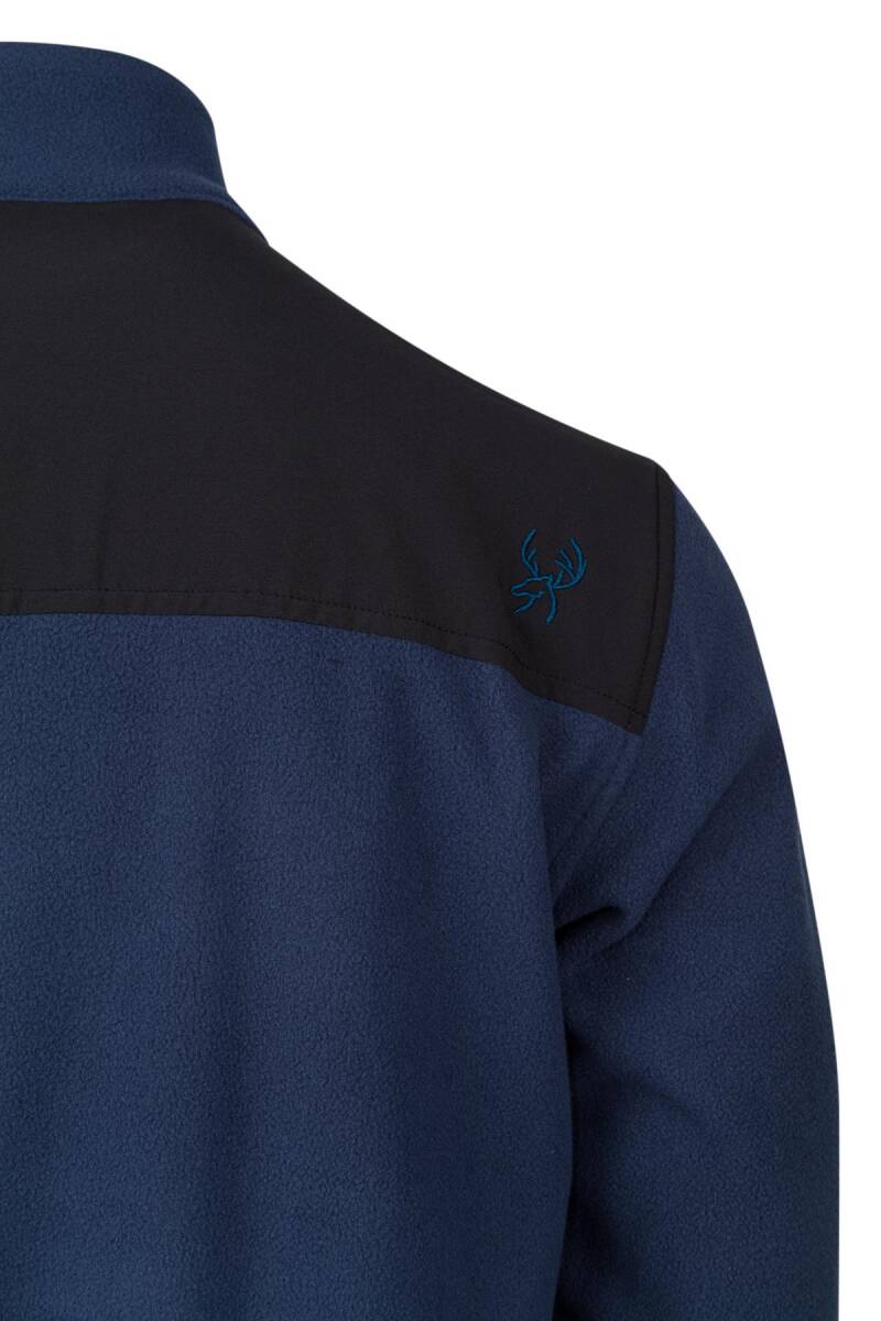 2AS Cliff Erkek Parçalı İnce Polar Sweatshirt Lacivert - 6