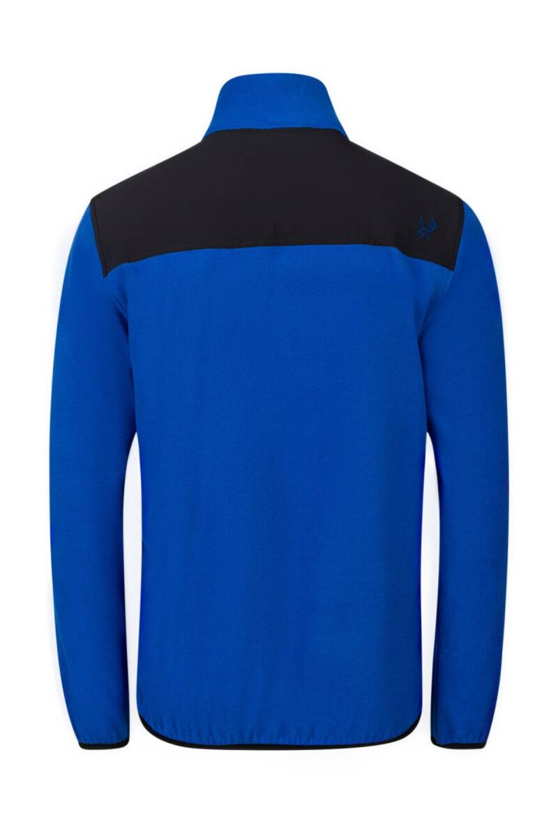 2AS Cliff Erkek Parçalı İnce Polar Sweatshirt Mavi - 5