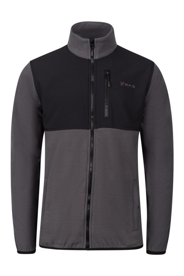 2AS Cliff Erkek Parçalı İnce Polar Sweatshirt Antrasit - 2AS