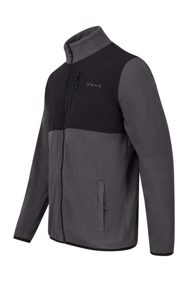 2AS Cliff Erkek Parçalı İnce Polar Sweatshirt Antrasit - 2AS (1)