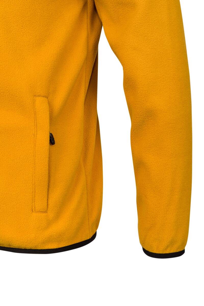 2AS Cliff Erkek Parçalı İnce Polar Sweatshirt Hardal - 4