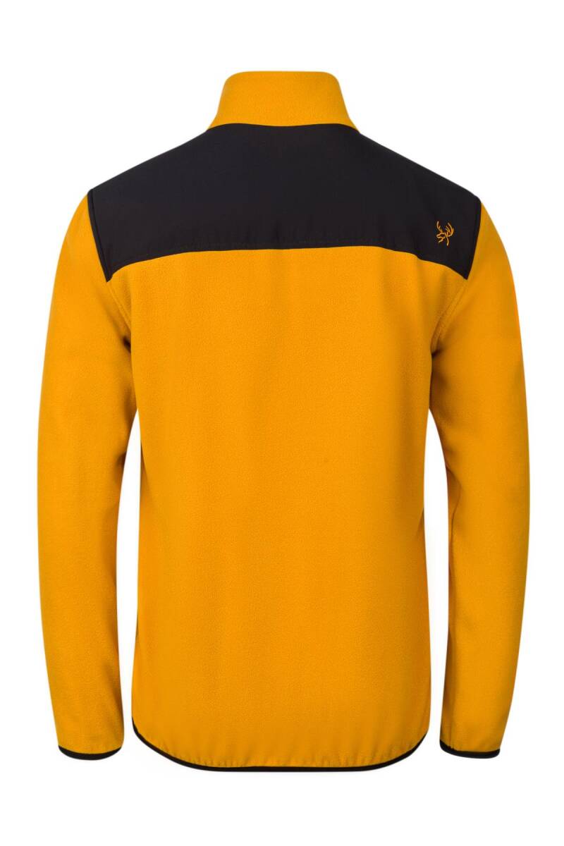 2AS Cliff Erkek Parçalı İnce Polar Sweatshirt Hardal - 5