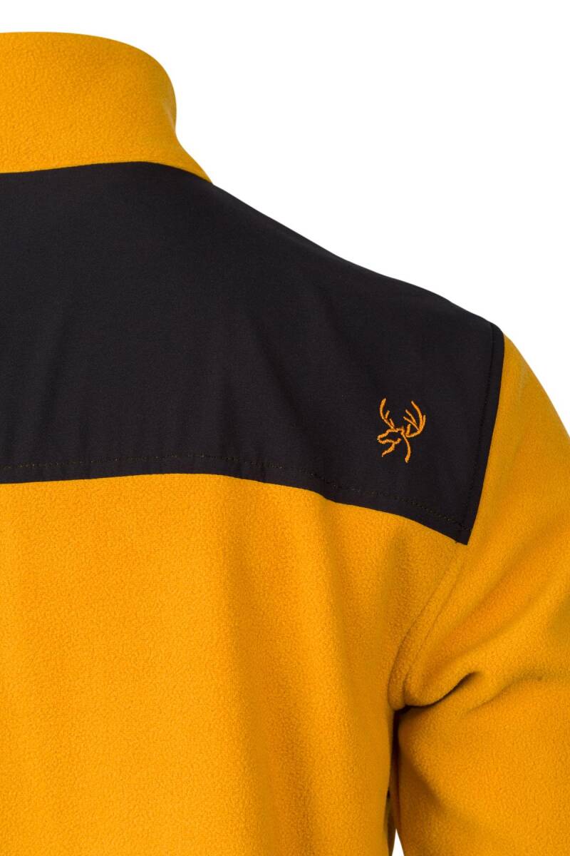 2AS Cliff Erkek Parçalı İnce Polar Sweatshirt Hardal - 6