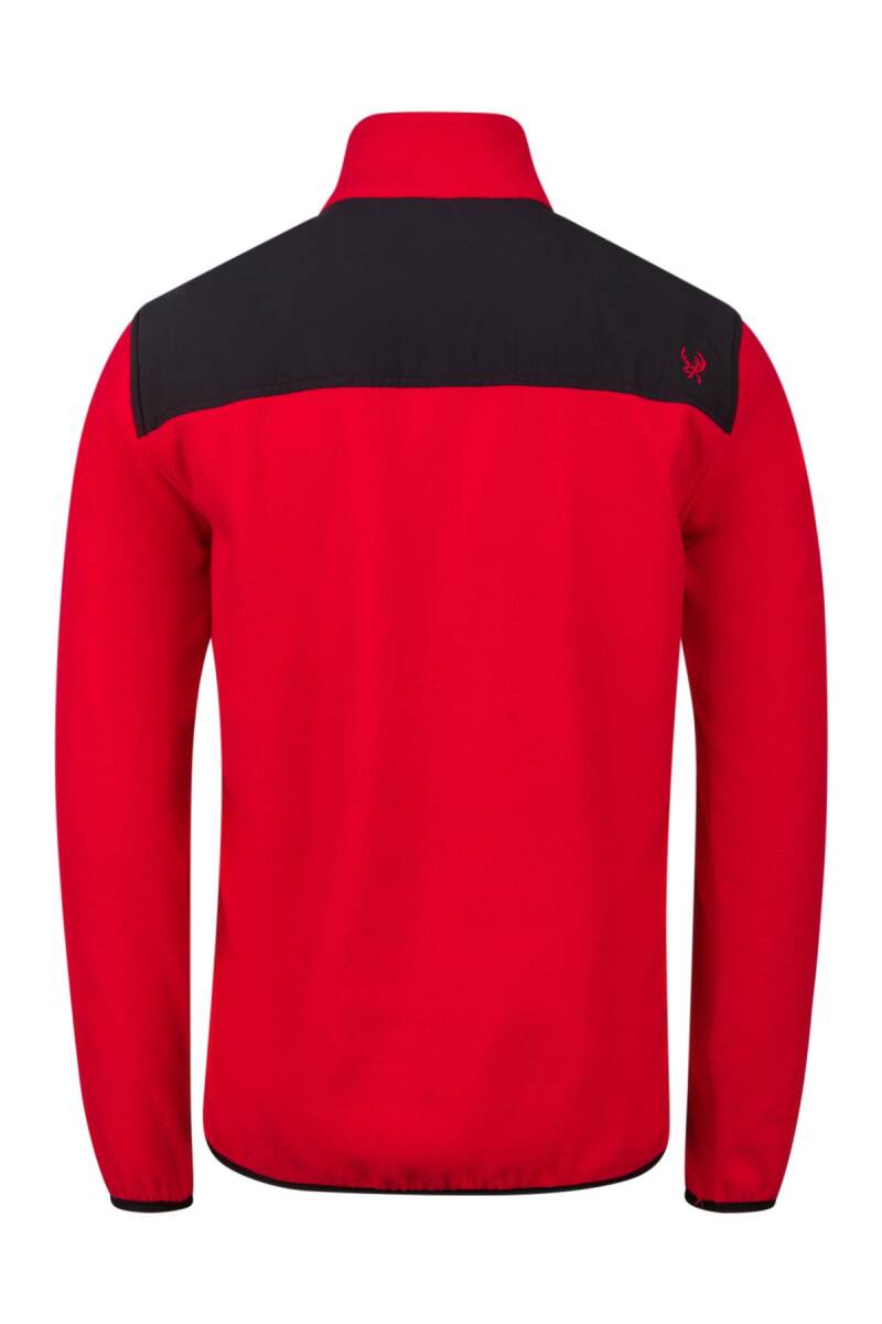 2AS Cliff Erkek Parçalı İnce Polar Sweatshirt Kırmızı - 5