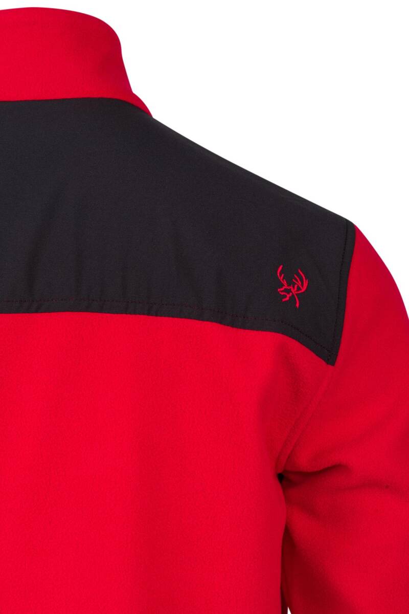 2AS Cliff Erkek Parçalı İnce Polar Sweatshirt Kırmızı - 6