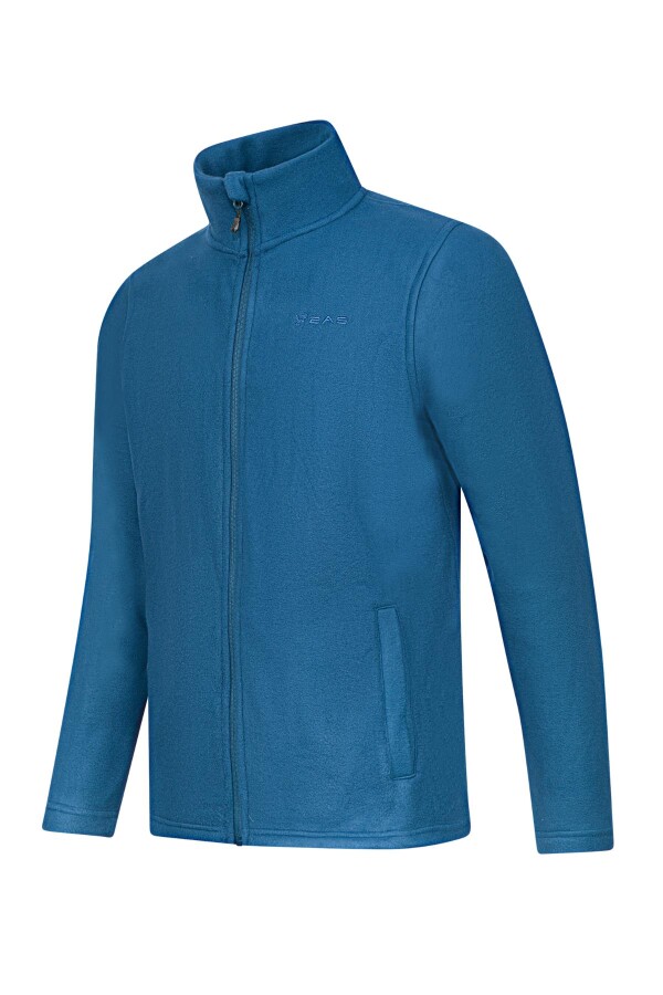 2AS CORK Tam Fermuarlı Erkek Polar Sweatshirt Lacivert - 2AS (1)