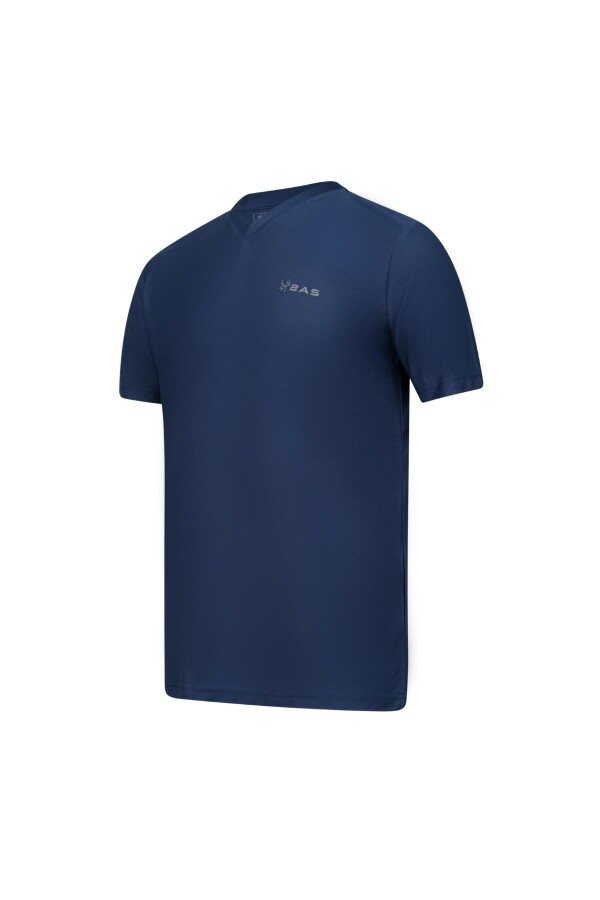 2AS Elba V Yaka T-shirt Lacivert - 2AS (1)