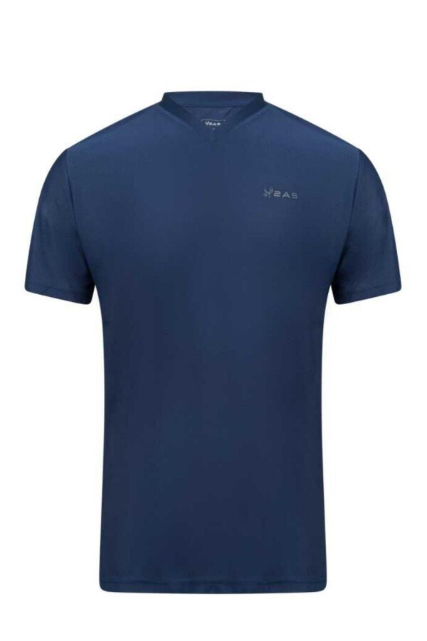 2AS Elba V Yaka T-shirt Lacivert - 2AS