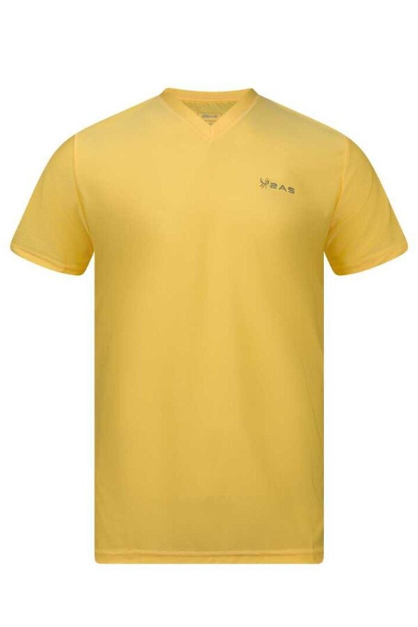 2AS Elba V Yaka T-shirt Sarı 