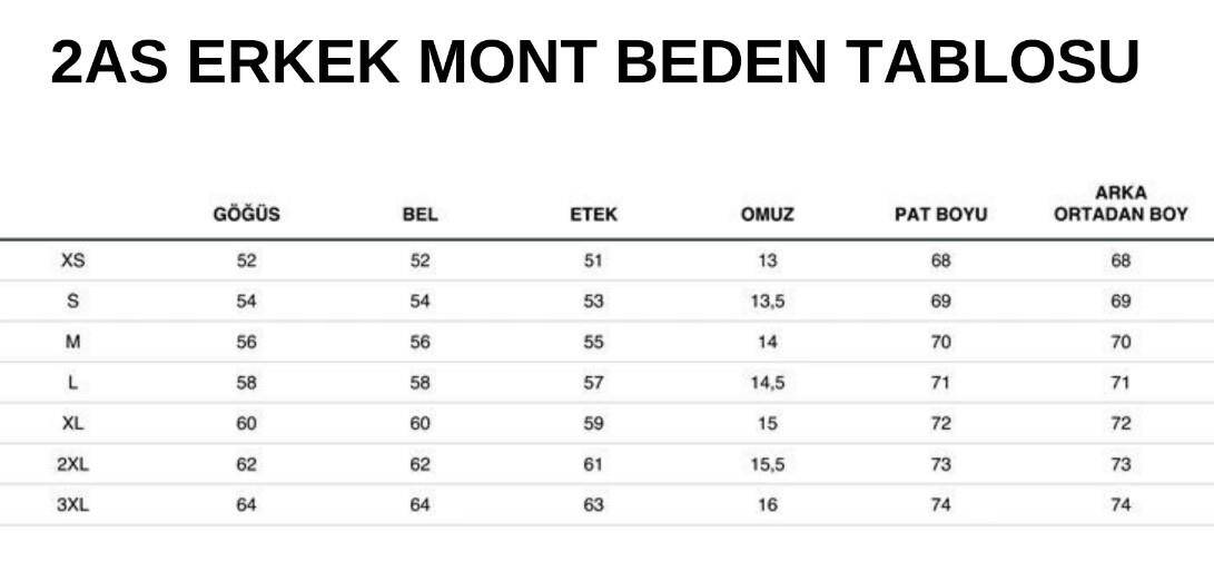2AS Elbruz 3in1 Erkek Ceket Antrasit - 6
