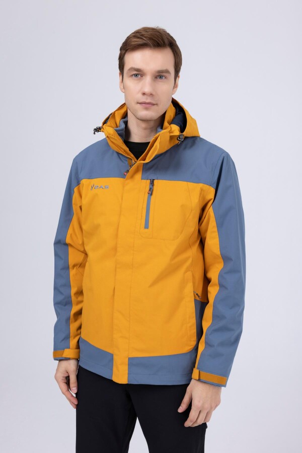 2AS Elbruz Erkek 3 in 1 Ceket Gold/Mavi - 2AS (1)