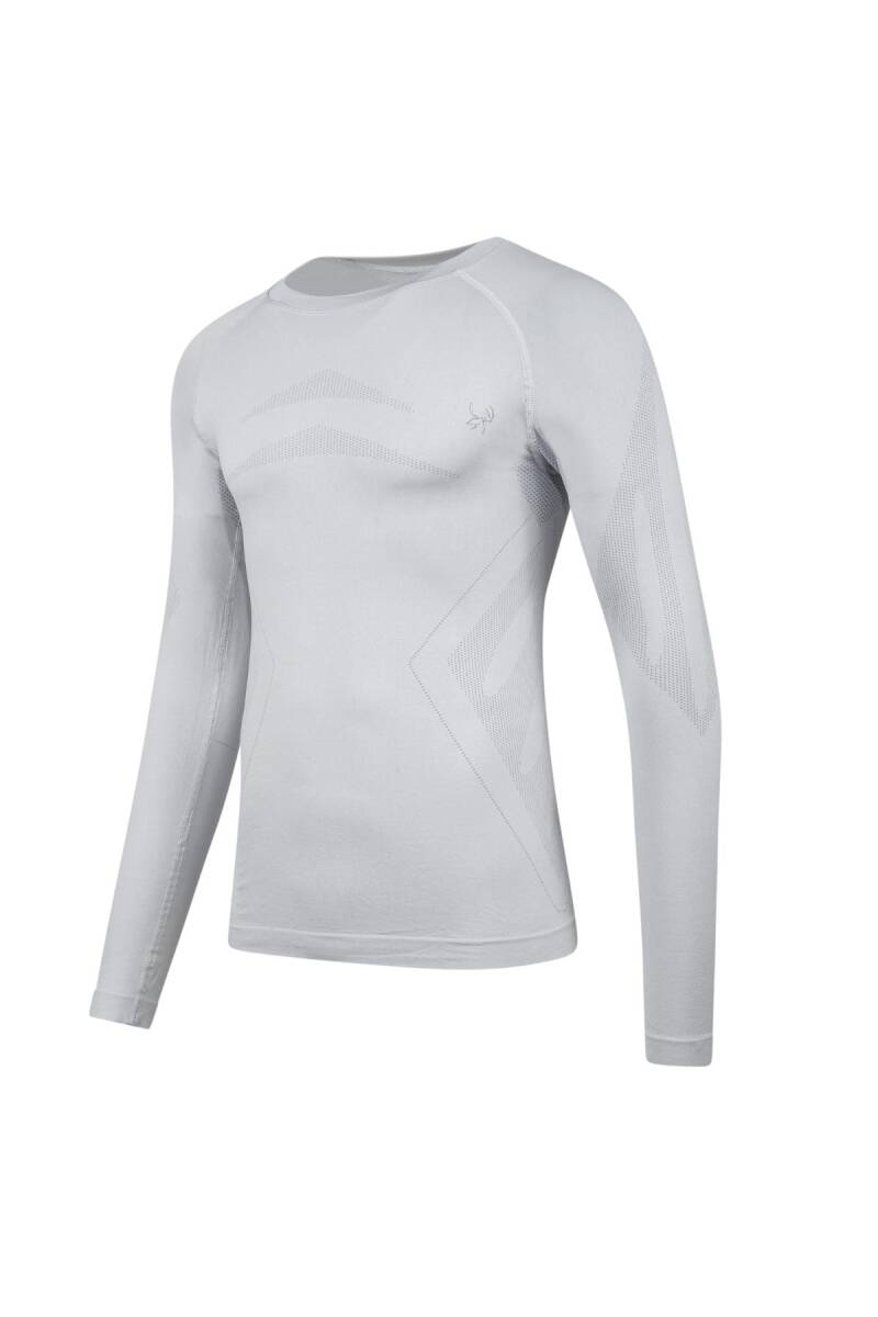 2AS Erkek Heatwave Seamless Baselayer Üst İçlik Gri - 2