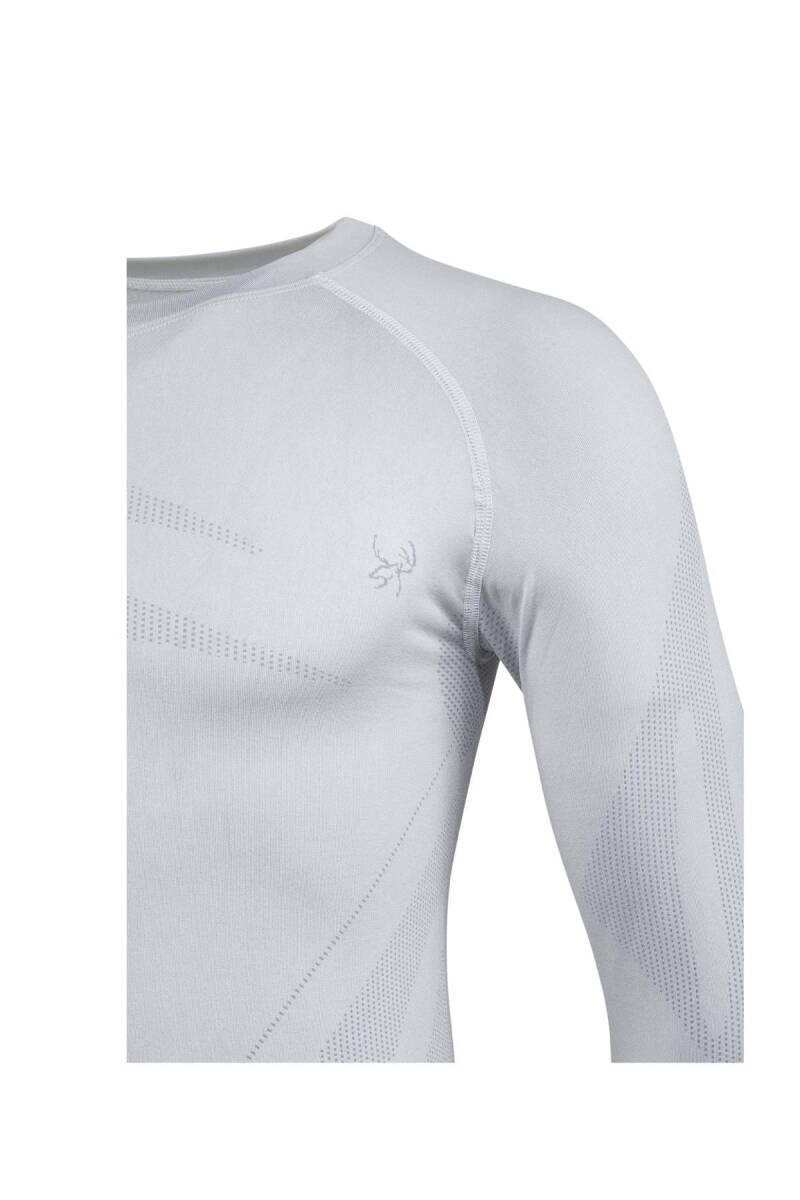 2AS Erkek Heatwave Seamless Baselayer Üst İçlik Gri - 3