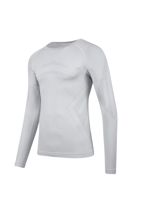 2AS Erkek Heatwave Seamless Baselayer Üst İçlik Gri - 2AS (1)