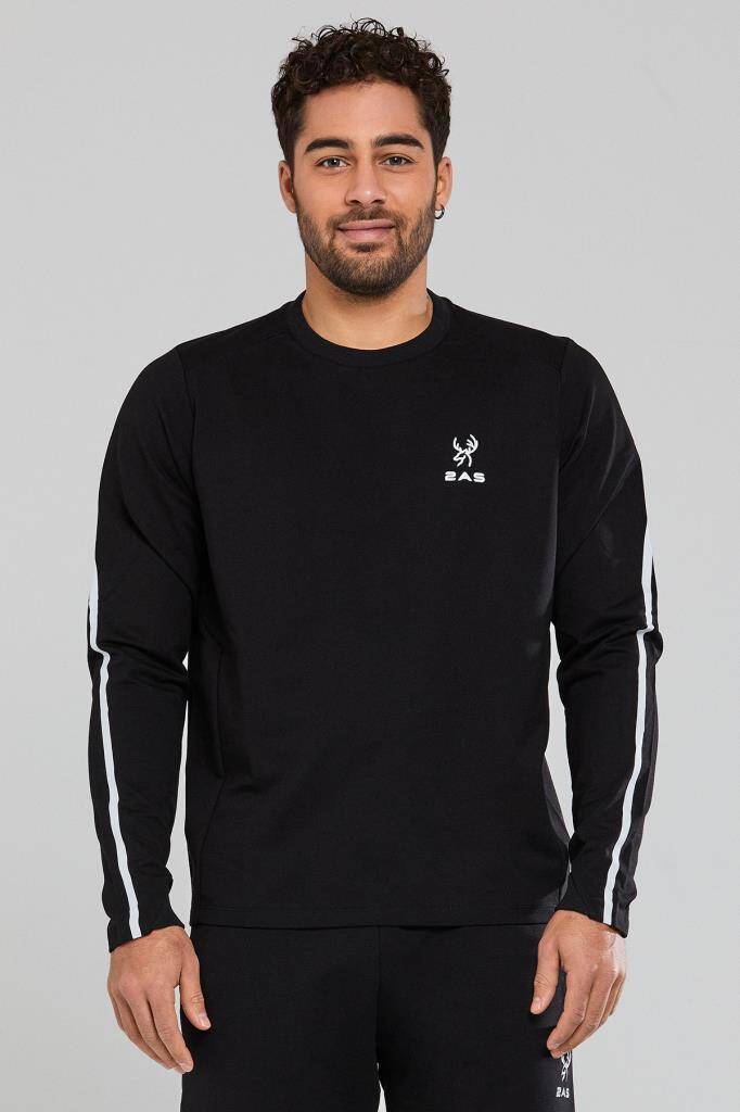 2AS Fderik Erkek 0 Yaka Sweatshirt - 1