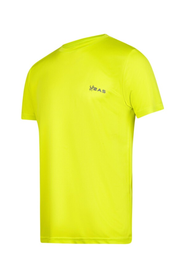 2AS Fiji Sıfır Yaka Tişört Neon Yeşili - 2AS (1)