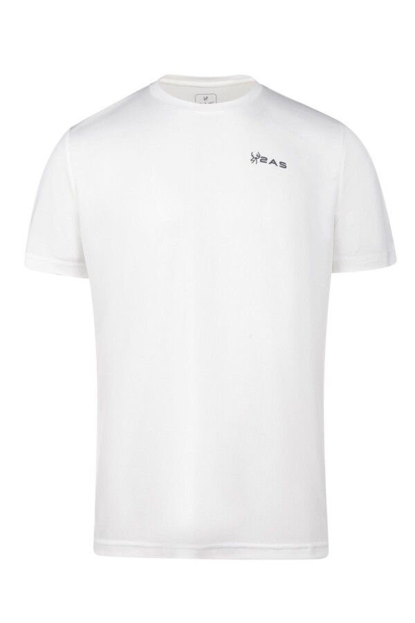 2AS Fiji Sıfır Yaka Tişört Beyaz - 2AS