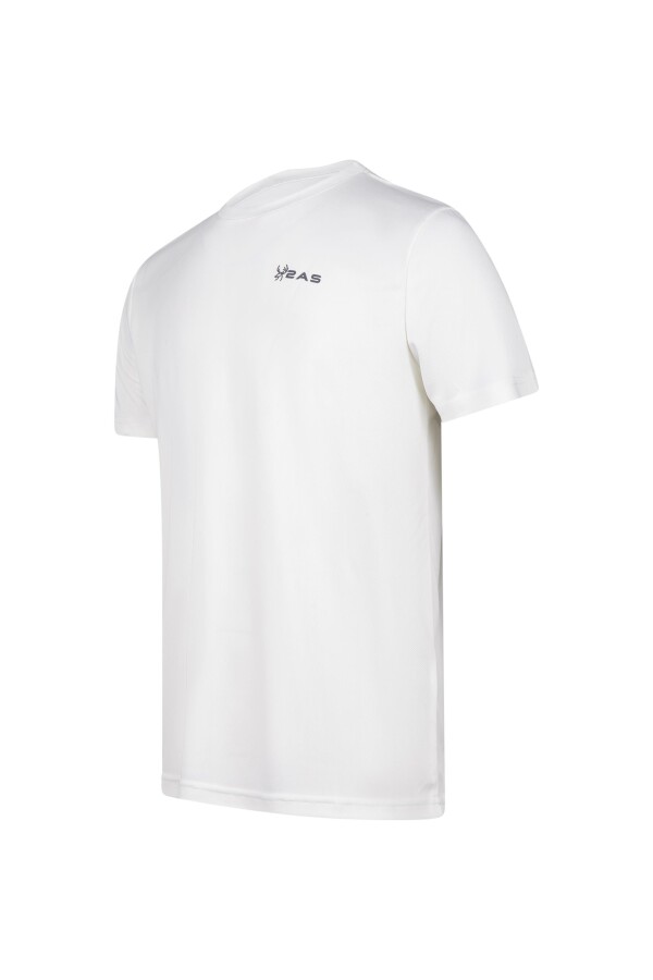 2AS Fiji Sıfır Yaka Tişört Beyaz - 2AS (1)