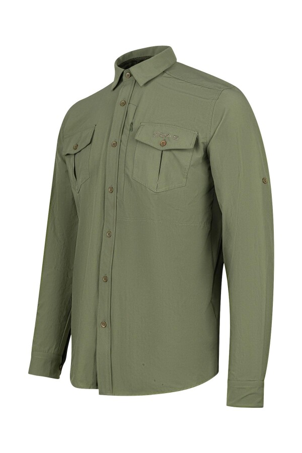 2AS Gablin Erkek Gömlek Haki - 2AS (1)