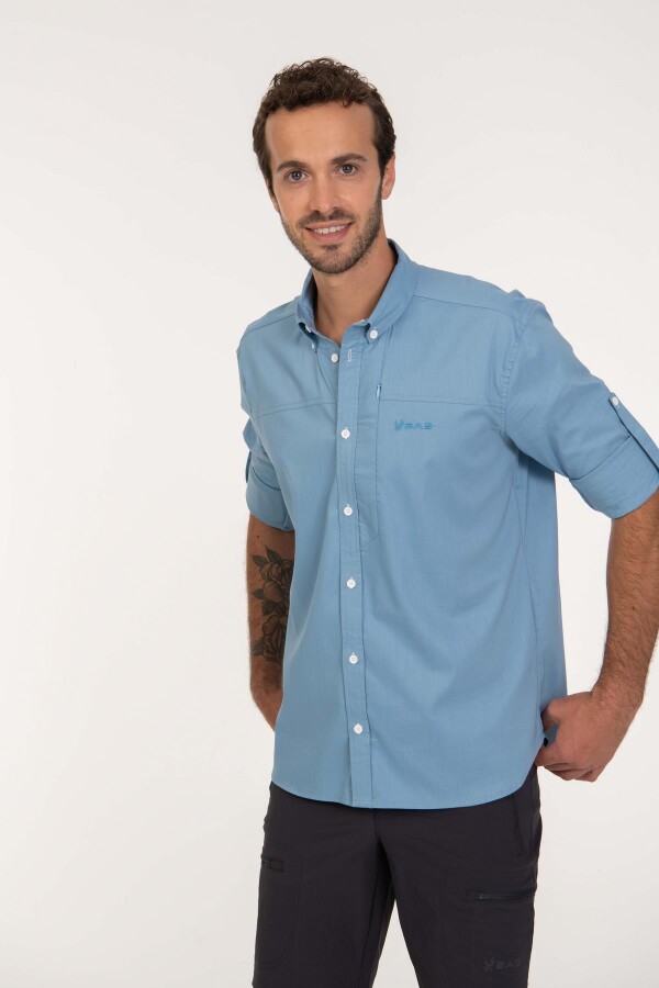 2AS Gainfull Erkek Gömlek Mavi - 2AS (1)
