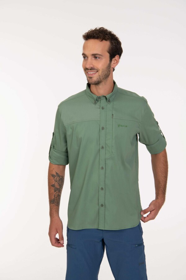 2AS Gainfull Erkek Gömlek Yeşil - 2AS (1)