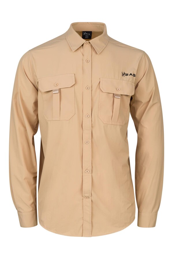 2AS Gear Erkek Gömlek Açık Kahve - 2AS