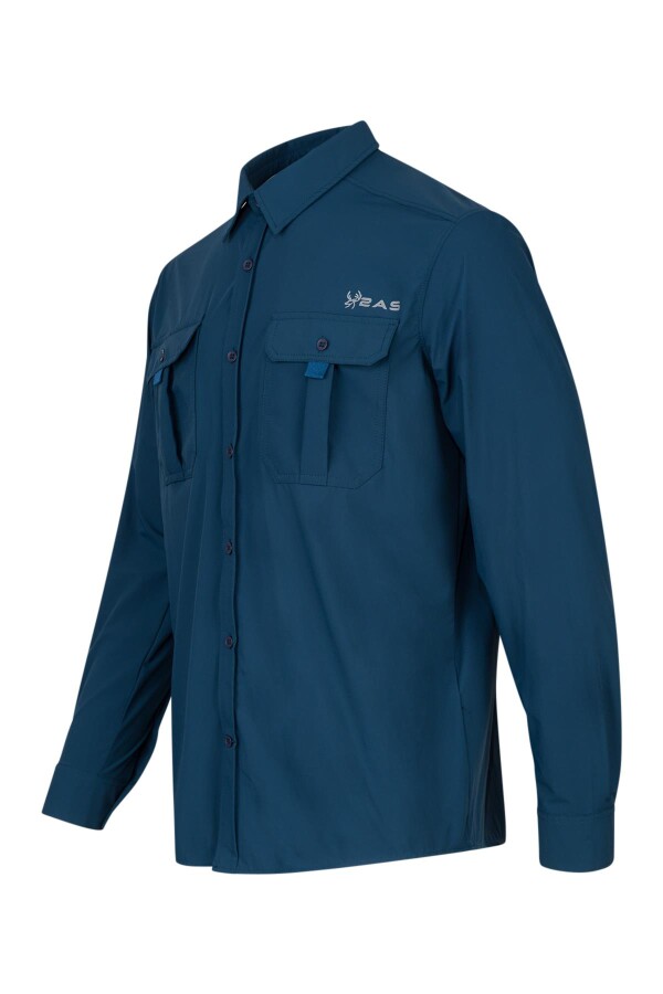 2AS Gear Erkek Gömlek Lacivert - 2AS (1)