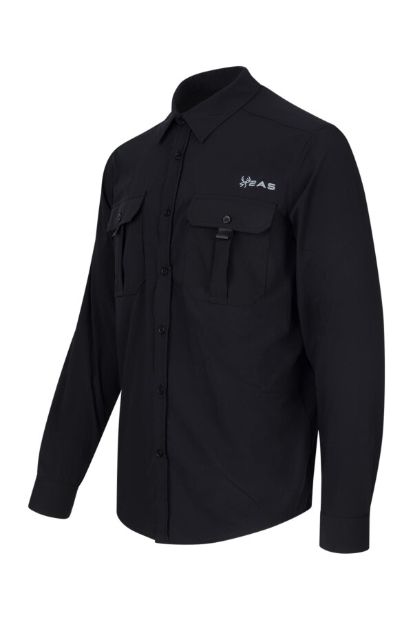 2AS Gear Erkek Gömlek Siyah - 2AS (1)