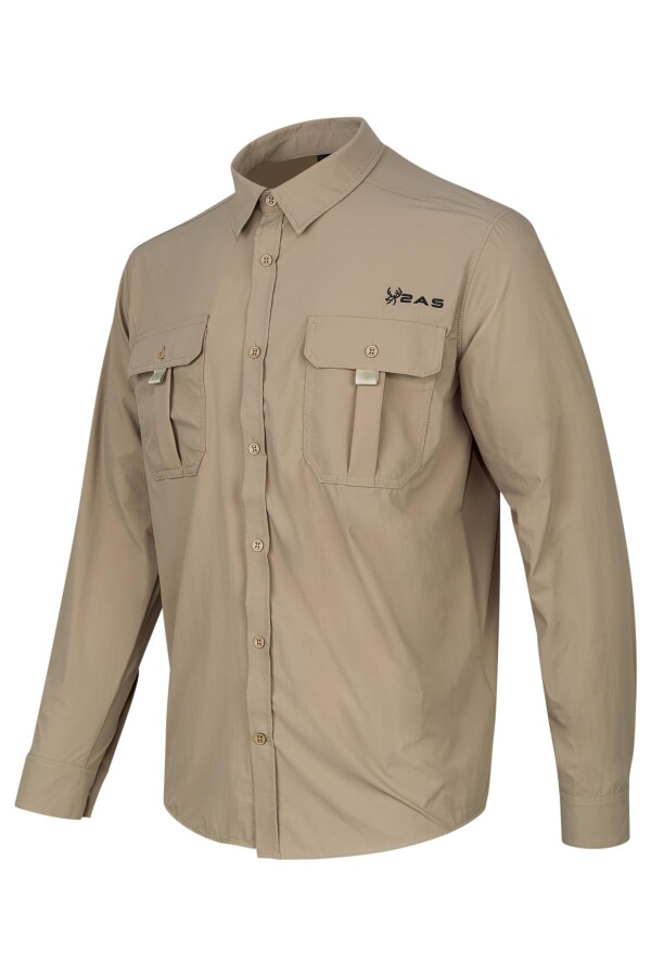 2AS Gear Erkek Gömlek Taş - 2AS (1)