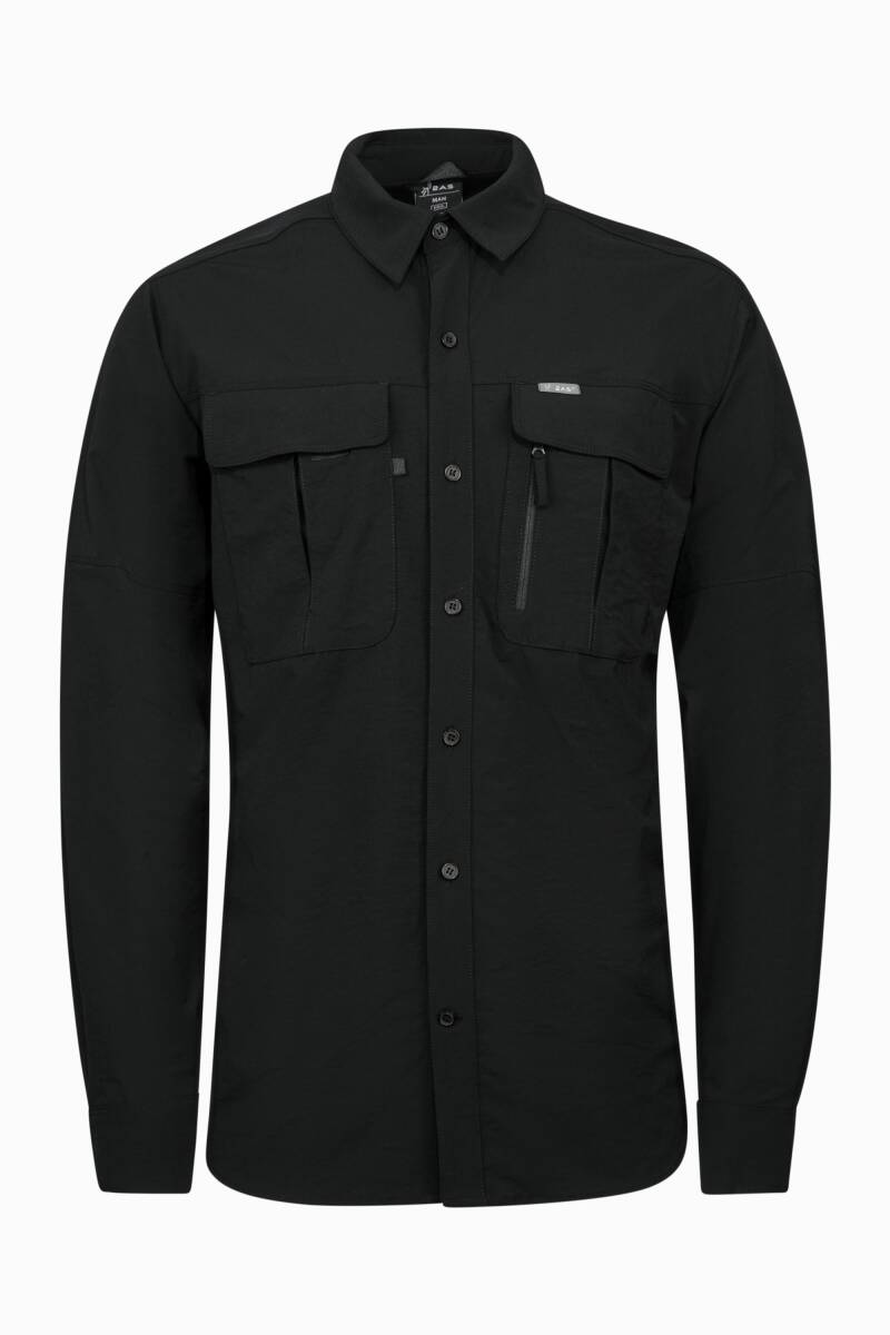 2AS Gibson Erkek Gömlek Siyah - 4