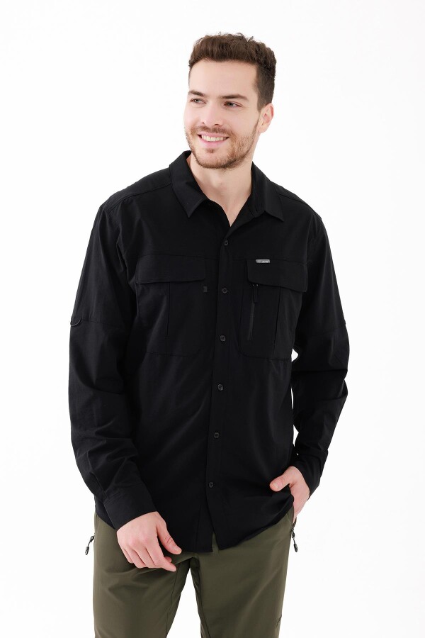 2AS Gibson Erkek Gömlek Siyah - 2AS