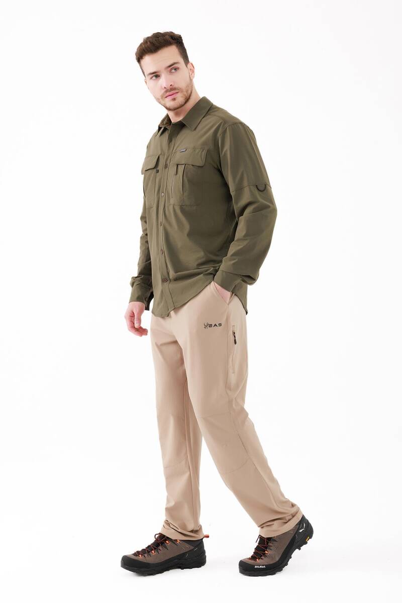 2AS Gibson Erkek Gömlek Haki - 5