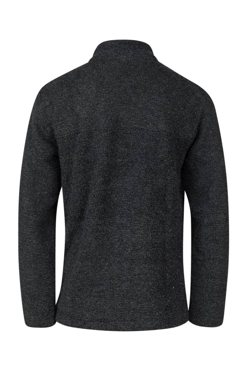 2AS Hanoi Erkek Dik Yaka Havlu Merino Sweatshirt Siyah - 4